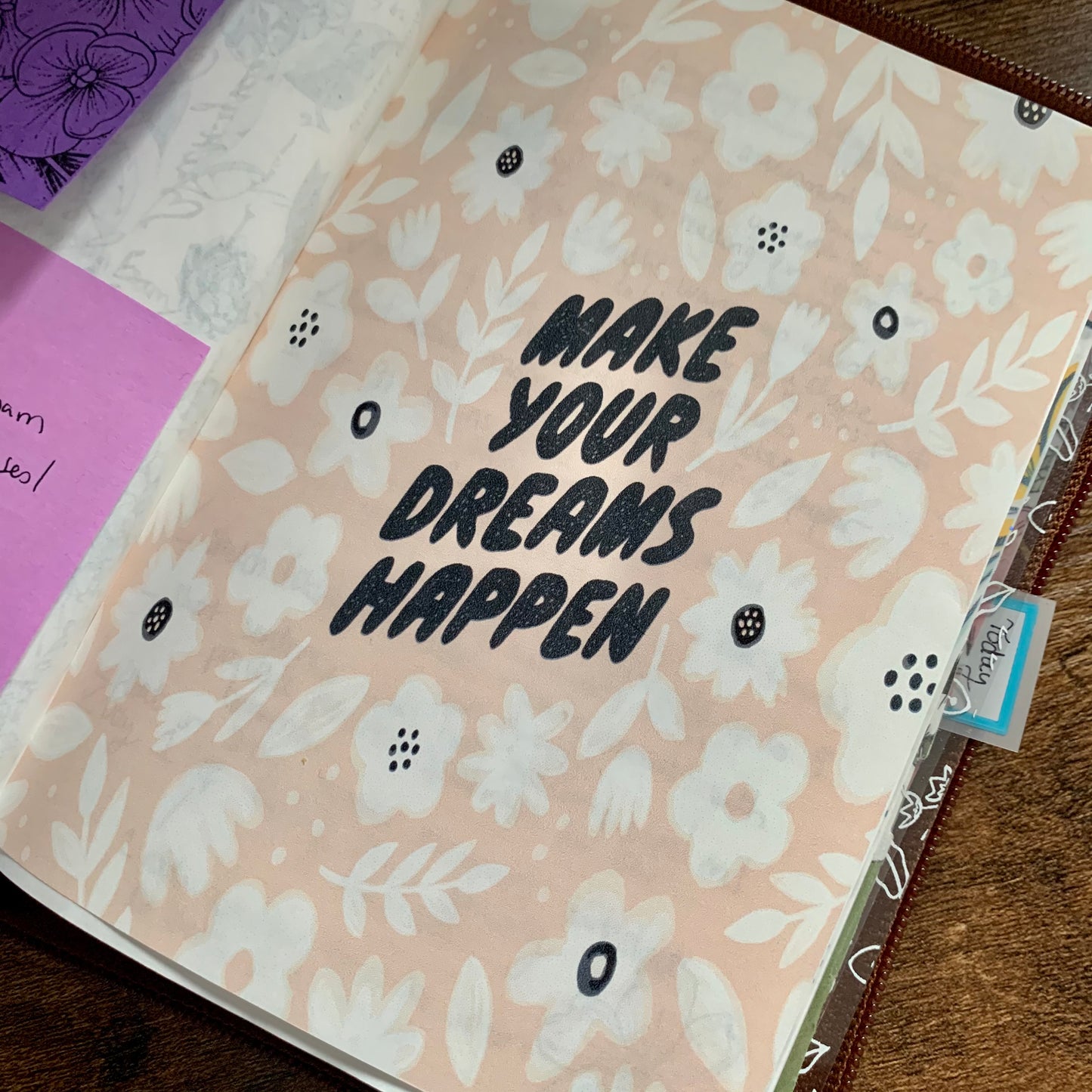 Printed Tomoe River Paper Planner Dashboards- Make your dreams happen