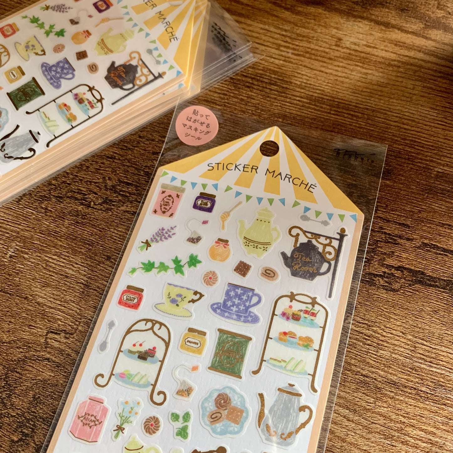 Midori Sticker Marche Tea