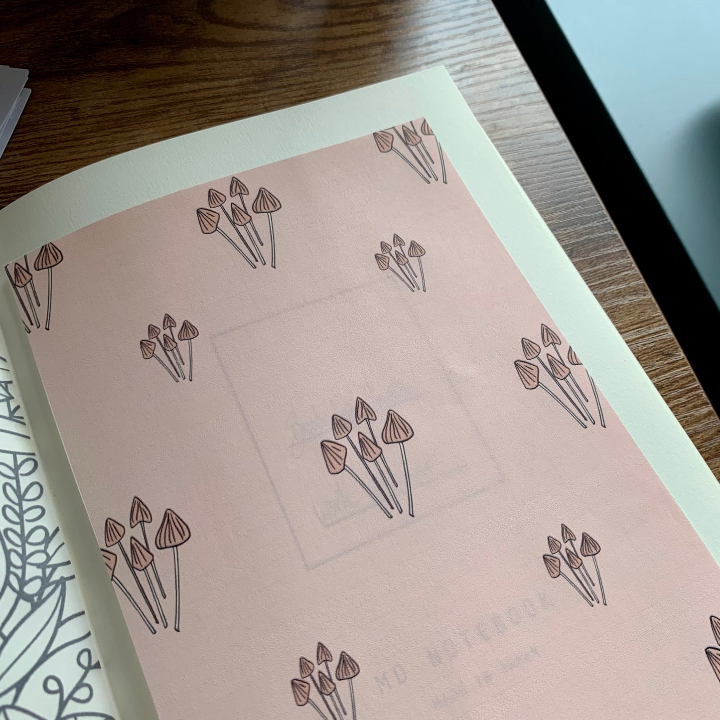 Printed Tomoe River Paper Planner Dashboards- Shrooms