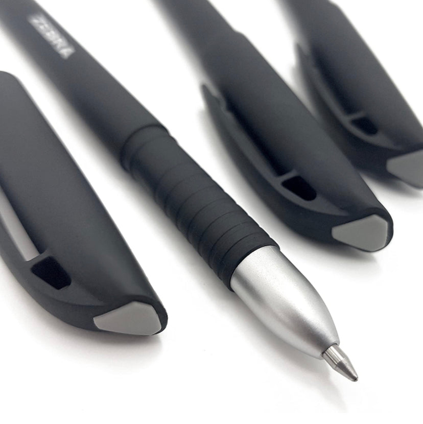 Black Zebra Gel Ink Pen - 0.7mm - Matte Barrel (1 pc)