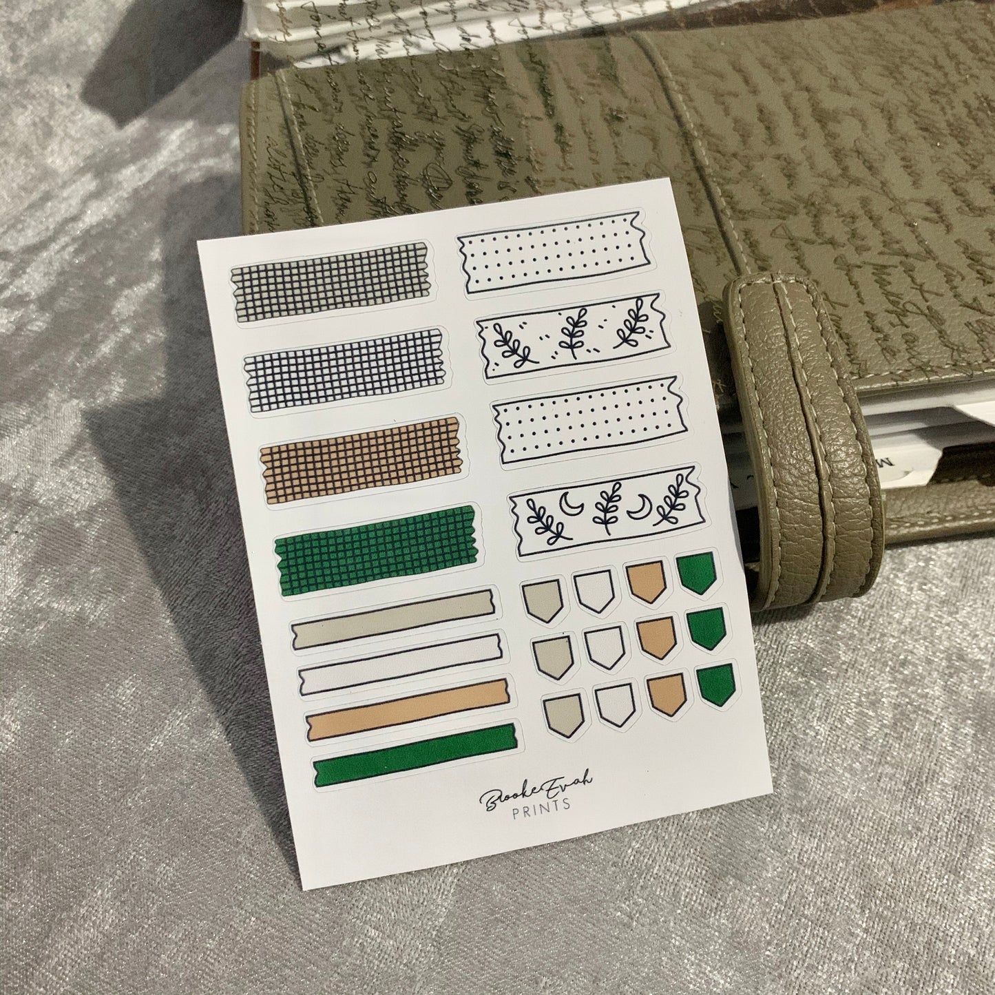 Washi Strip Stickers - Functional