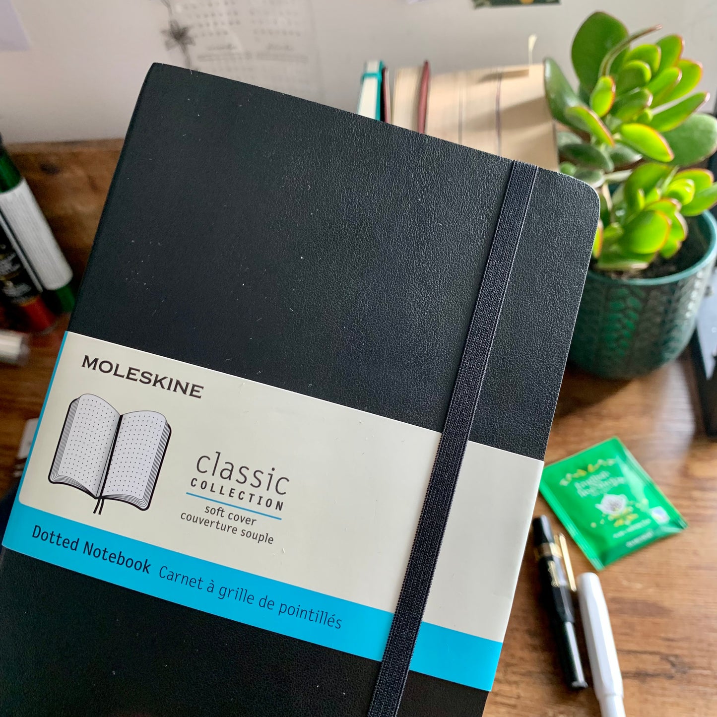 Moleskine - Classic Expanded Dotted Paper Notebook - Soft Cover and Elastic Closure Journal - Color Black - Size Large 13 x 21 A5 - 400 Pages