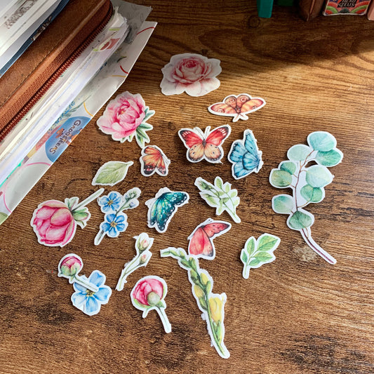 💘 Spring Love - Sticker Flakes - Pack of 19