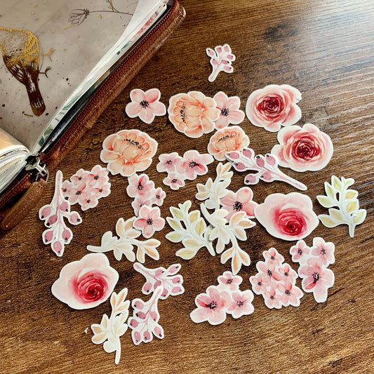 Rich 🌺- Sticker Flakes - Pack of 27