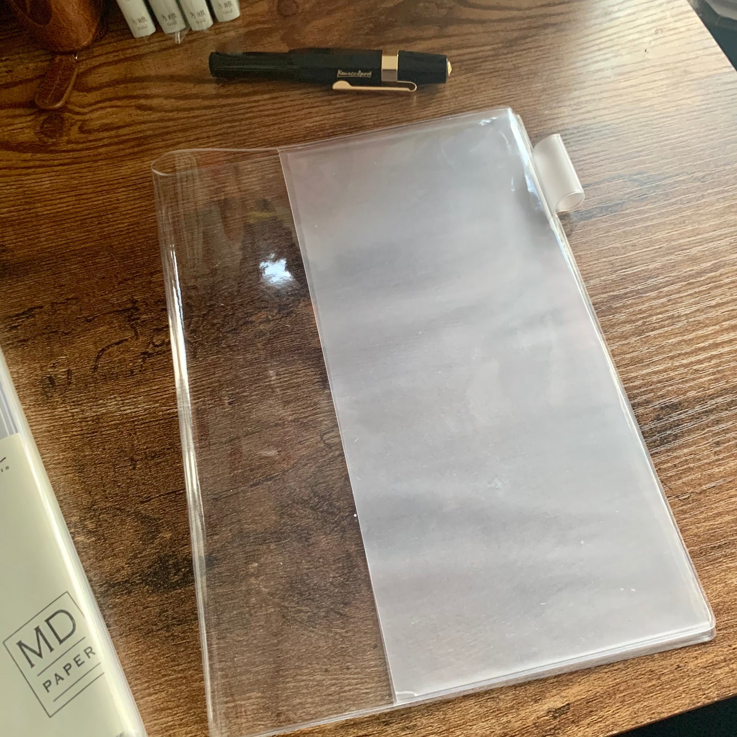 MD Midori Notebook Clear Cover - A5 Size