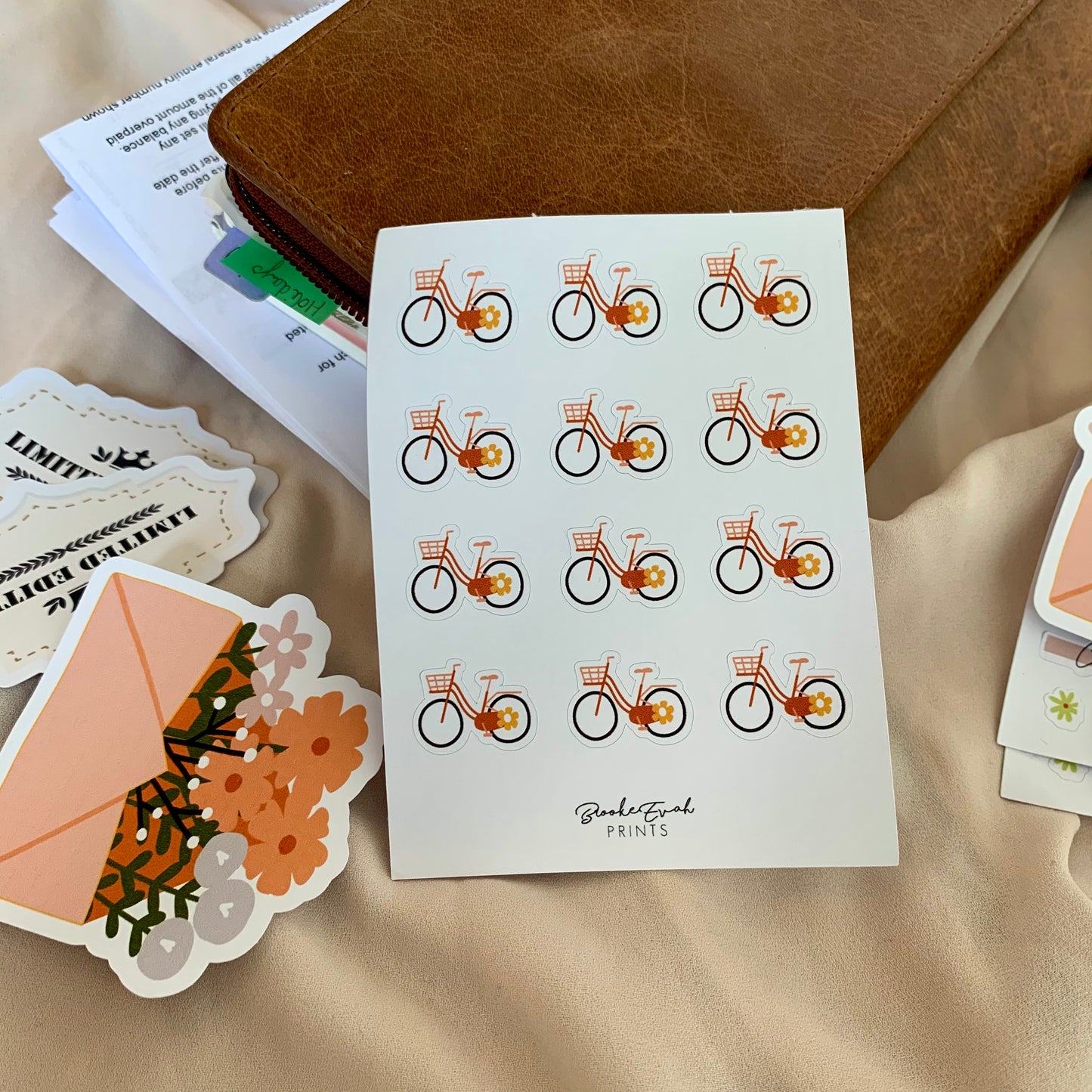 Bicycle Stickers - Spring Collection 🌼